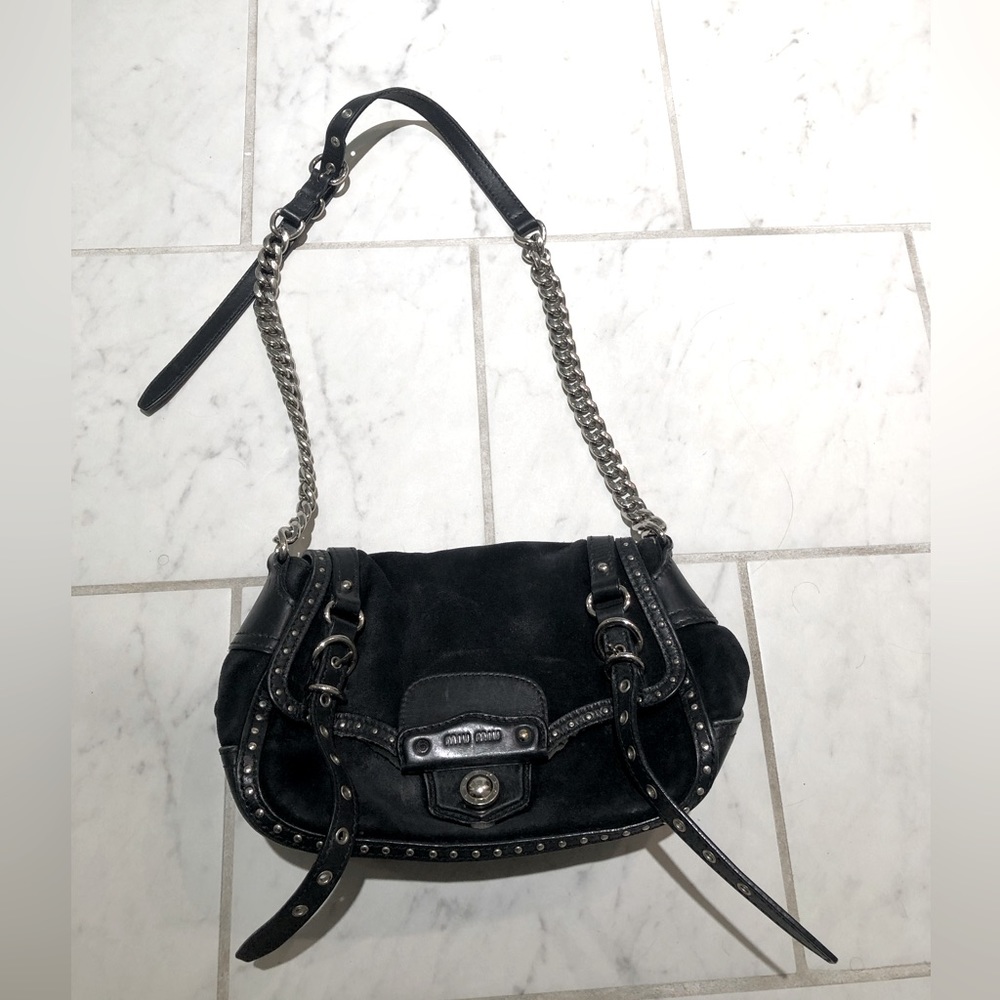 Black miu miu bag - rare